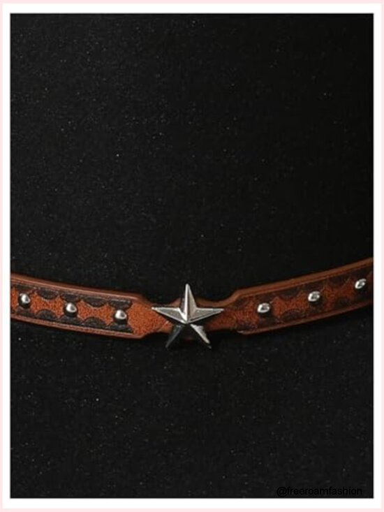 Wide Brim Cowboy Hat Vintage Rodeo Western Cowgirl Hat Country Concert Outfit main image 5